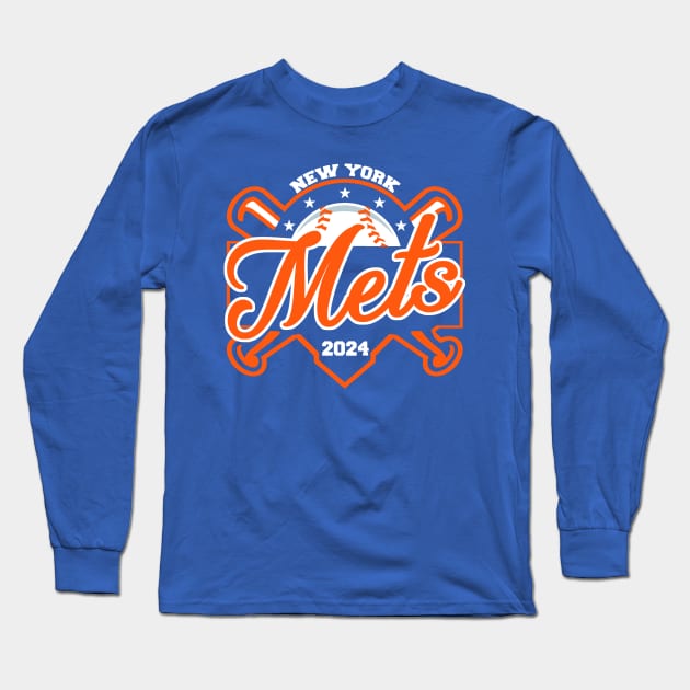 Mets Long Sleeve T-Shirt by CovpaTees
